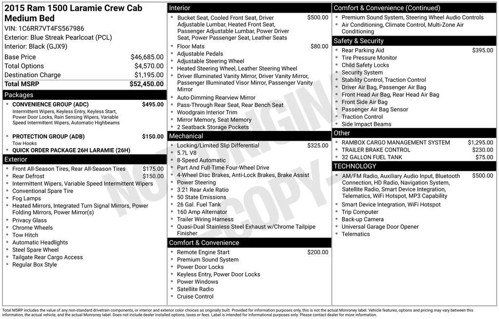 ram ram 1500 pickup 2015 1C6RR7VT4FS567986 image ram ram 1500 pickup 2015 1C6RR7VT4FS567986 image